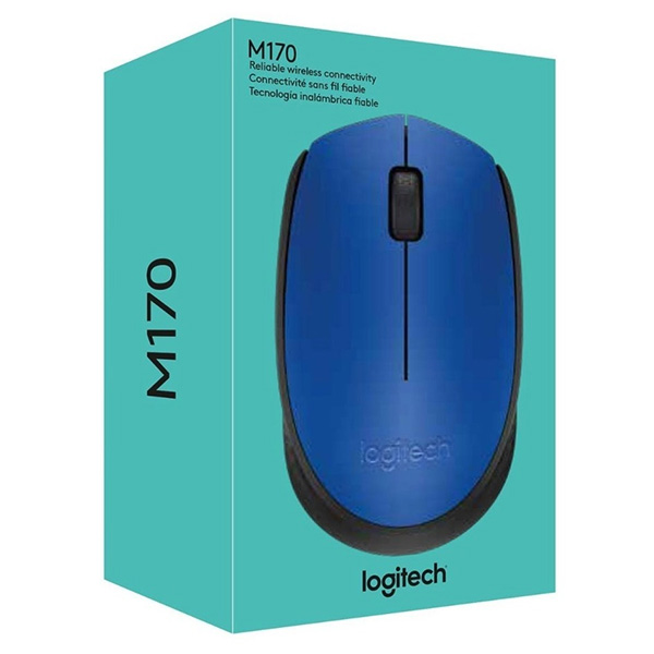 Mouse Logitech M170 Inalambrico Usb - AZUL