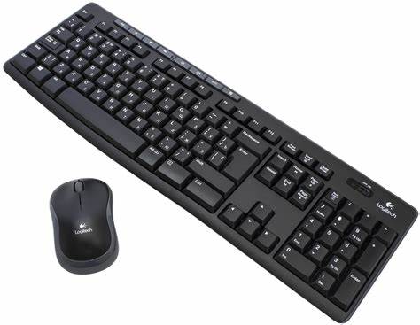 Combo Teclado Y Mouse Inalambrico Logitech MK270 Color Negro