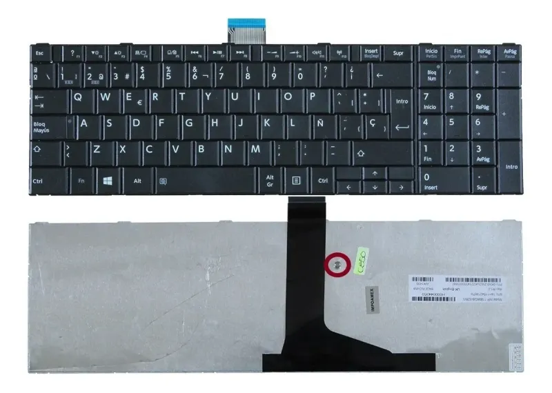 Teclado Toshiba L850 L875 Negro Español