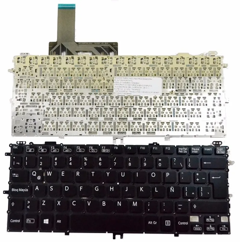 Teclado Sony SVP11 sin marco Negro Español