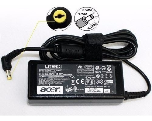 Cargador original Acer 19V 4.74A 5.5 X 1.7mm