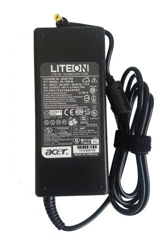 Cargador original Acer 19V 4.74A 5.5 X 1.7mm