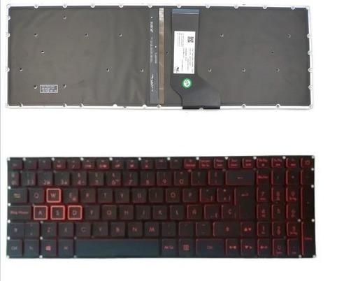 Teclado original Acer Nitro 5 AN515-42 AN515-51 AN515-52 Retroiluminado negro español