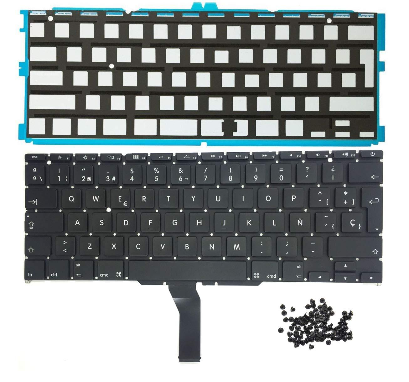 Teclado Apple AIR 11 A1370 A1465 Negro Español