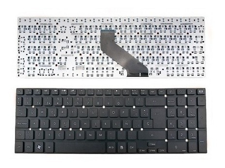 Teclado Acer E5-571 V3-571 con palmrest Negro Español