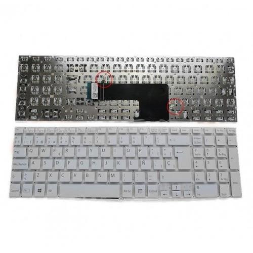 Teclado Sony Vaio SVF15 blanco español