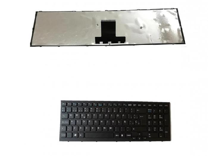 Teclado Sony VPC-EB con marco Negro Español