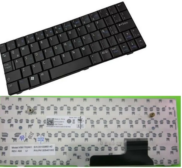 Teclado Dell Inspiron Mini 910 Negro Español