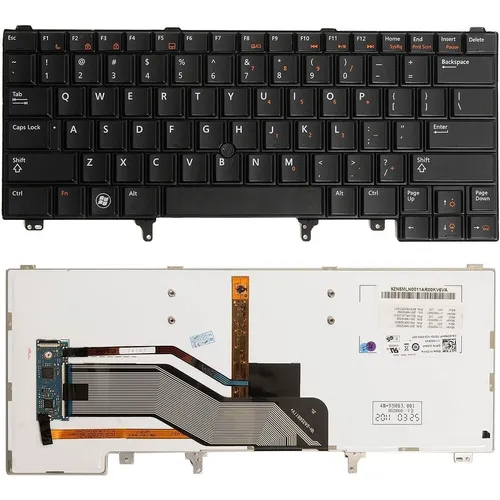 Teclado Dell Latitude E5430 retroiluminado Negro Inglés con pointstick