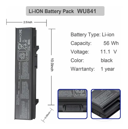 Bateria compatible Dell Latitude E5400 E5400