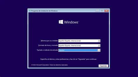 INSTALACION DE WINDOWS 10