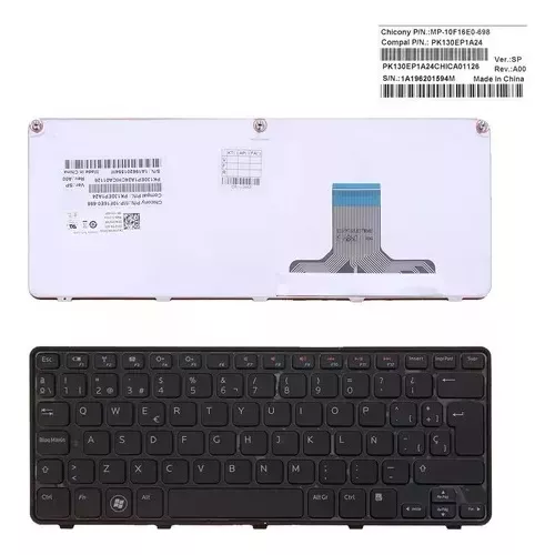 Teclado Dell Mini 1090 Negro Español