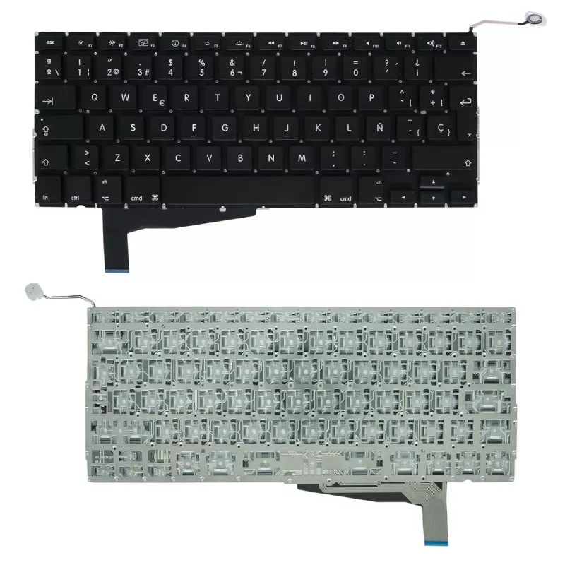 Teclado Apple A1286 Sin Frame Negro Español