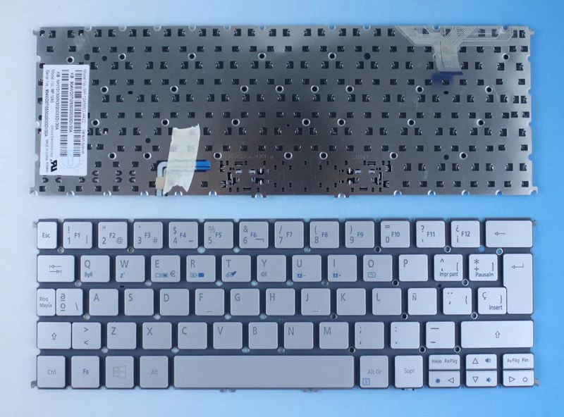 Teclado Acer S7-191 Plateado Español
