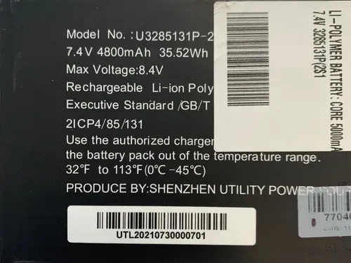 Bateria original Noblex N14W21 U3285131P-2S