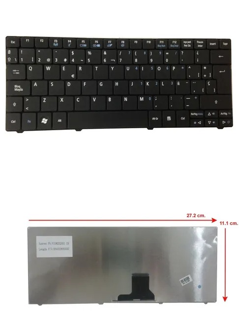 Teclado Acer Aspire 751 751h 721 721h Negro Español