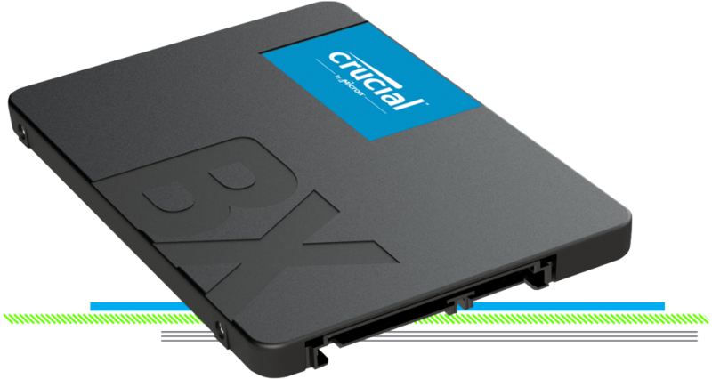 Disco sólido interno Crucial CT1000BX500SSD1 500GB