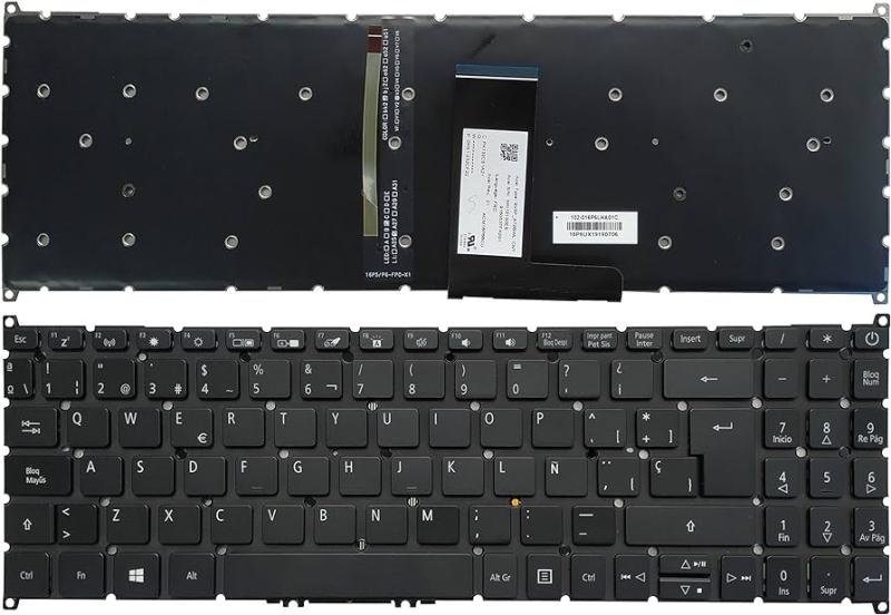 Teclado Acer Swift 3 SF315-51 Retroiluminado Negro Español
