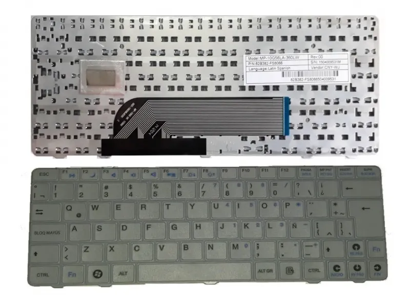 Teclado Exo ES10 Gris oscuro Español