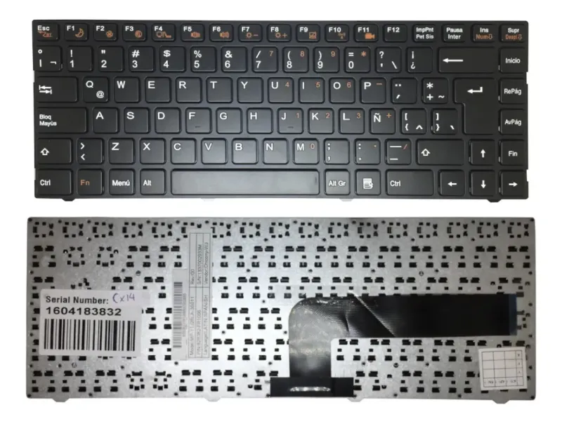 Teclado Bangho Zero 1425 Negro Español