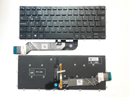 Teclado Dell Inspiron 3480 3481 3490 3493 retroiluminado Negro Español