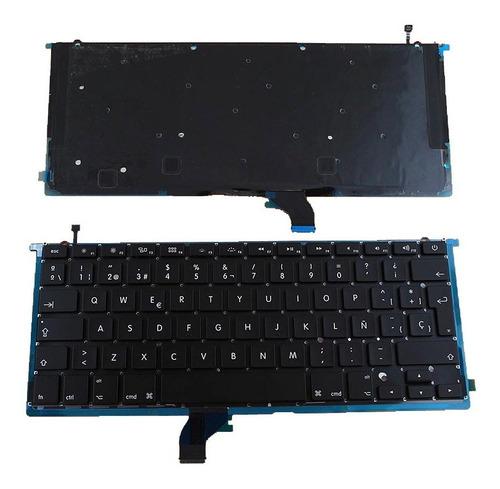 Teclado Apple A1502 retroiluminado Negro Español