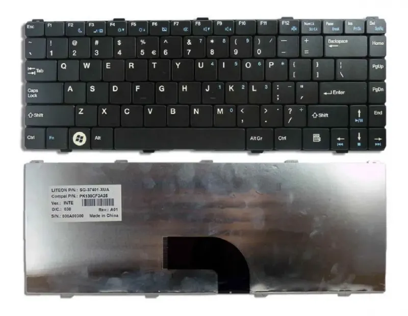 Teclado Ken Brown Kelyx BGH Gfast PCW20 Negro Español