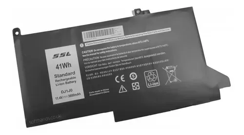 Bateria compatible Dell Latitude 12 7000 7280 7480 Dj1j0