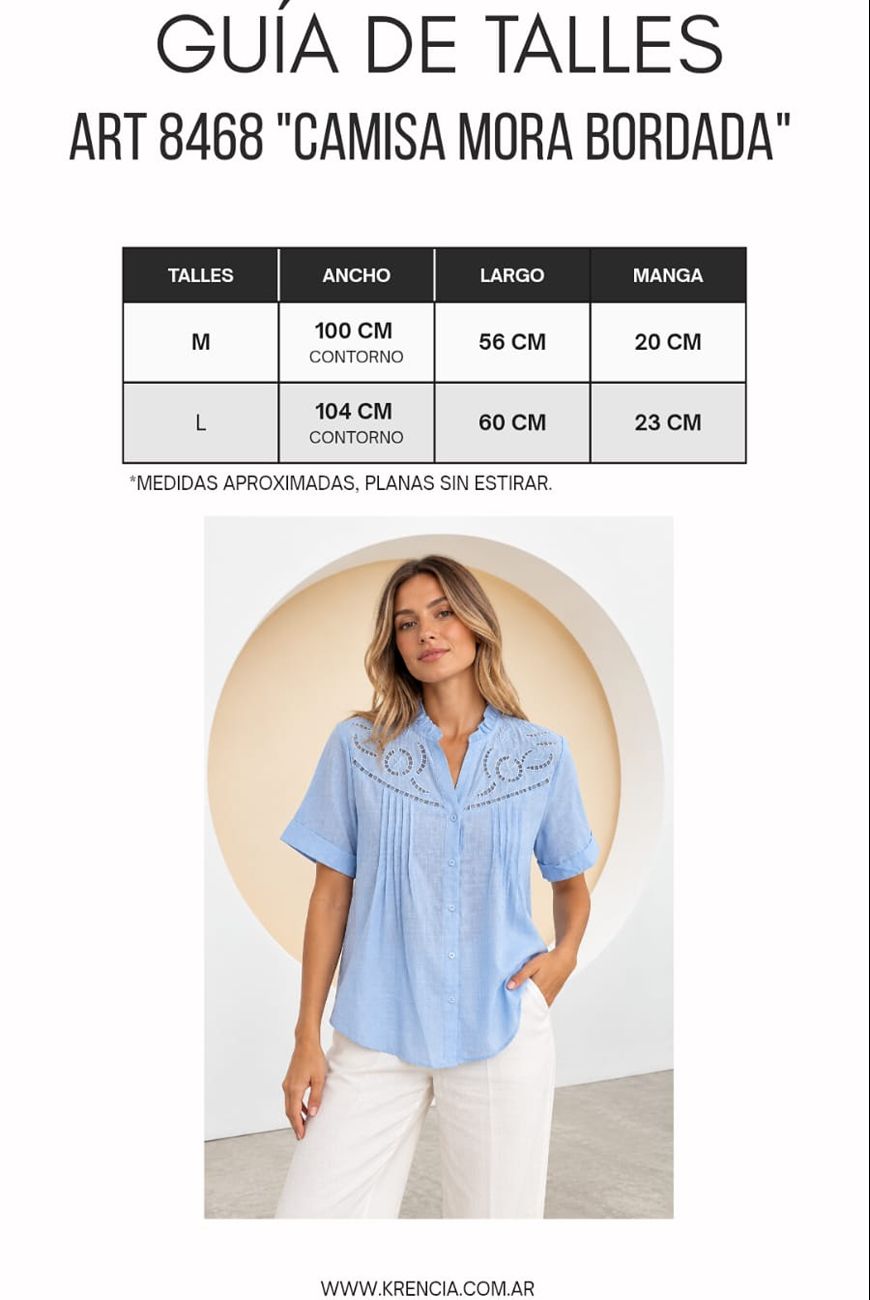 Camisa Mora Bordada