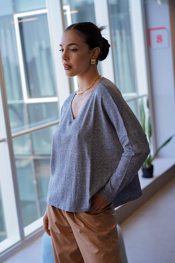 Camiseta Lanilla Escote en V