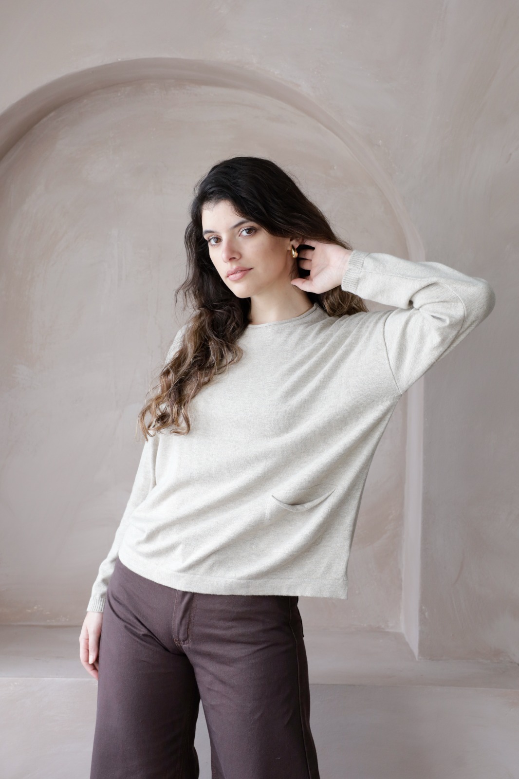 Sweater Loly Con Bolsillo