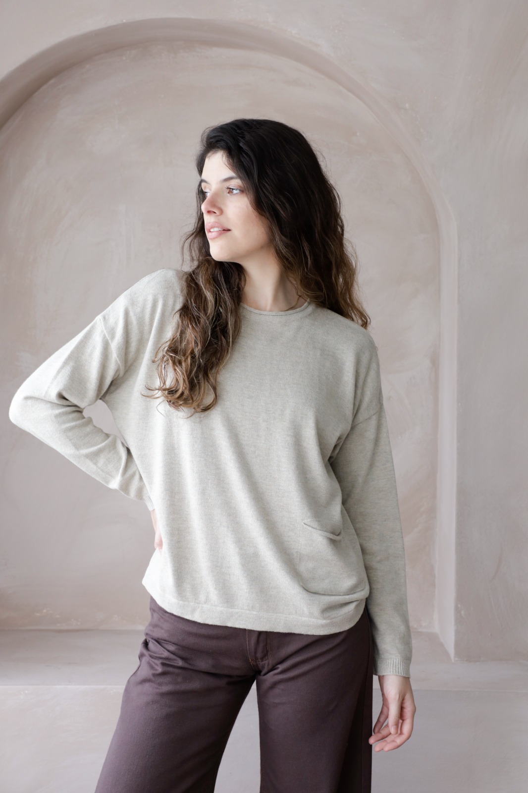 Sweater Loly Con Bolsillo