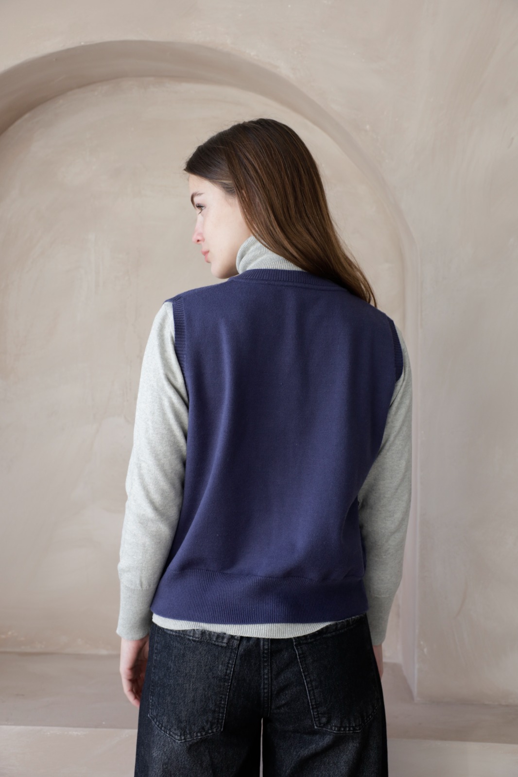 Chaleco Cuello Redondo Eugenia