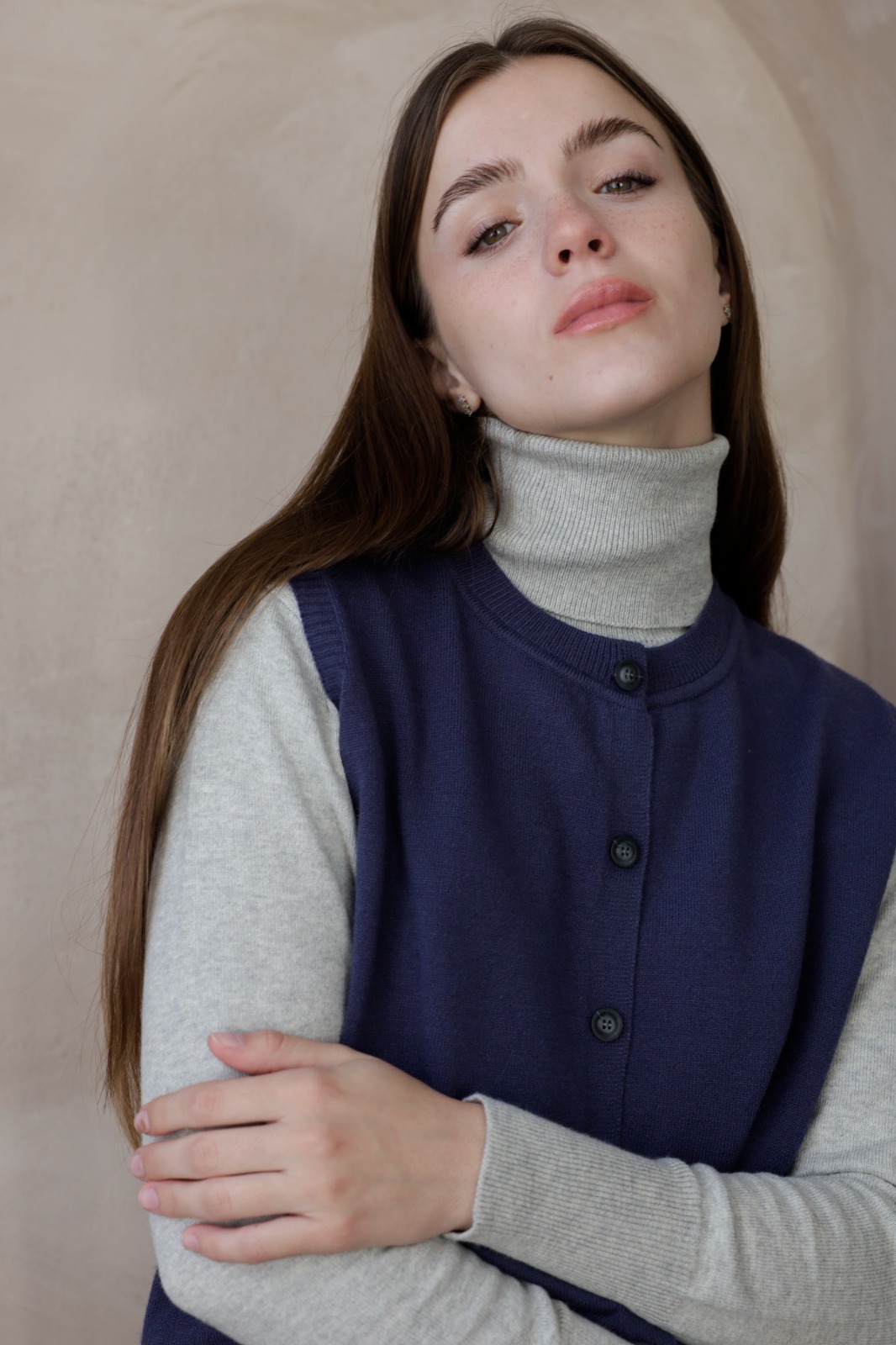 Chaleco Cuello Redondo Eugenia