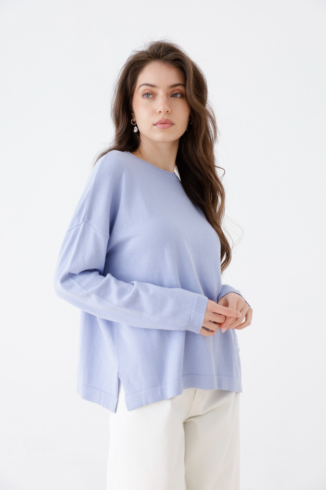 Sweater Rafaela Con Bolsillo Y Tacha