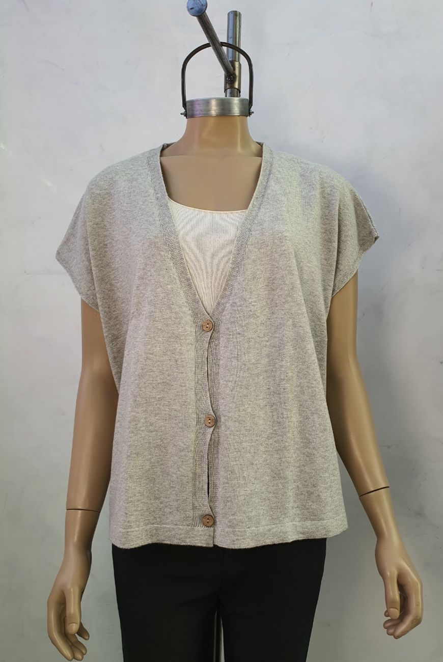 Chaleco Ludmila Con Botones