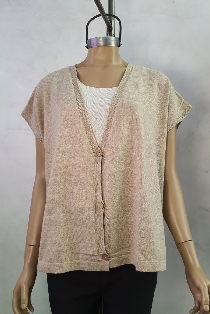 Chaleco Ludmila Con Botones