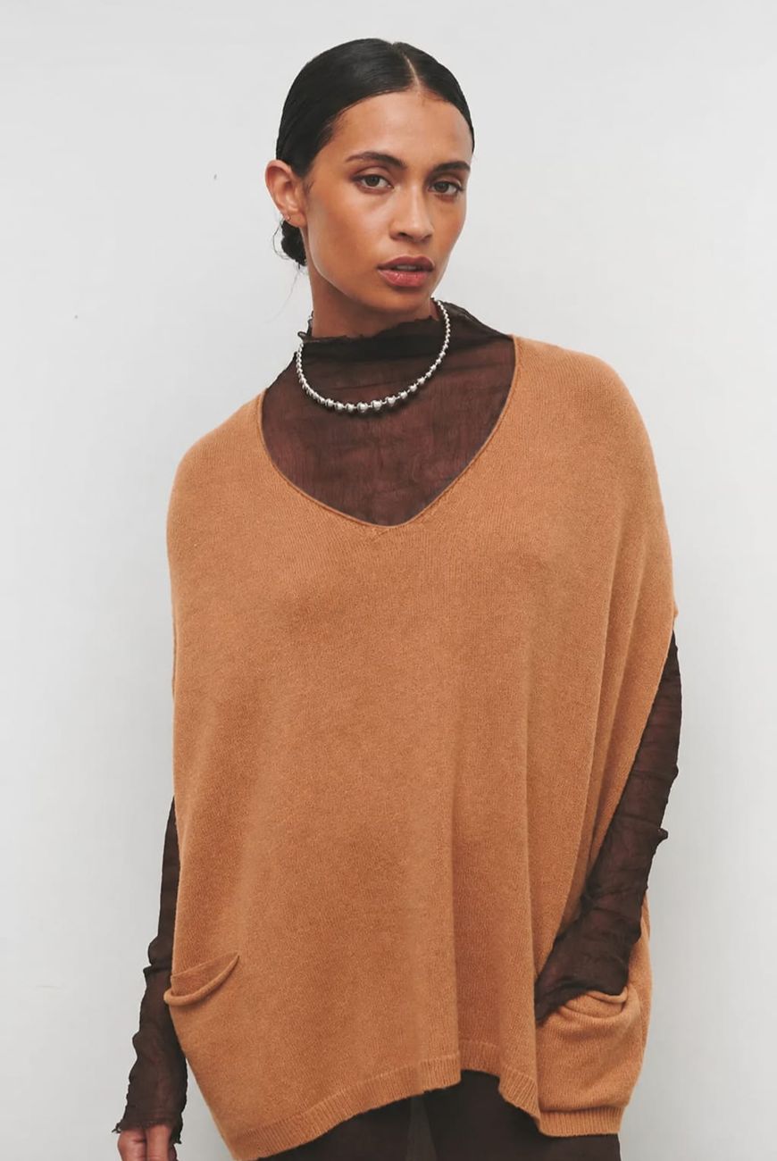 Poncho Tania Con Bolsillo