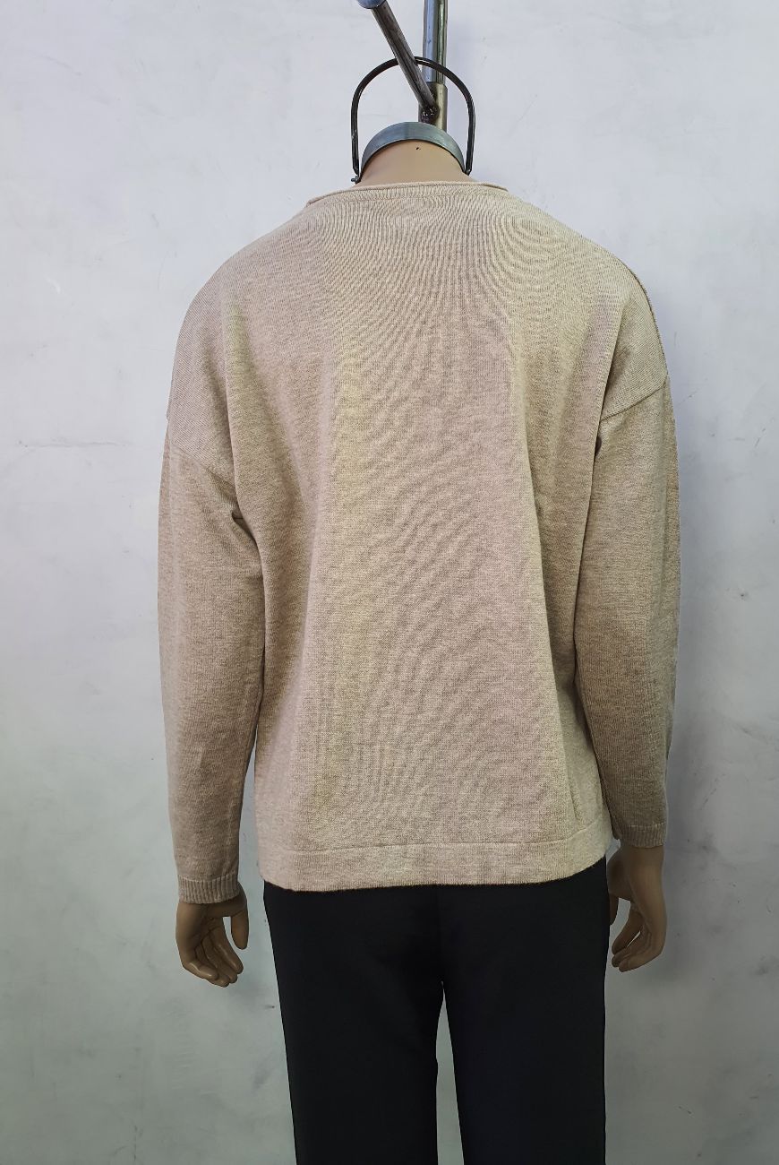 Sweater Rafaela Con Bolsillo Y Tacha