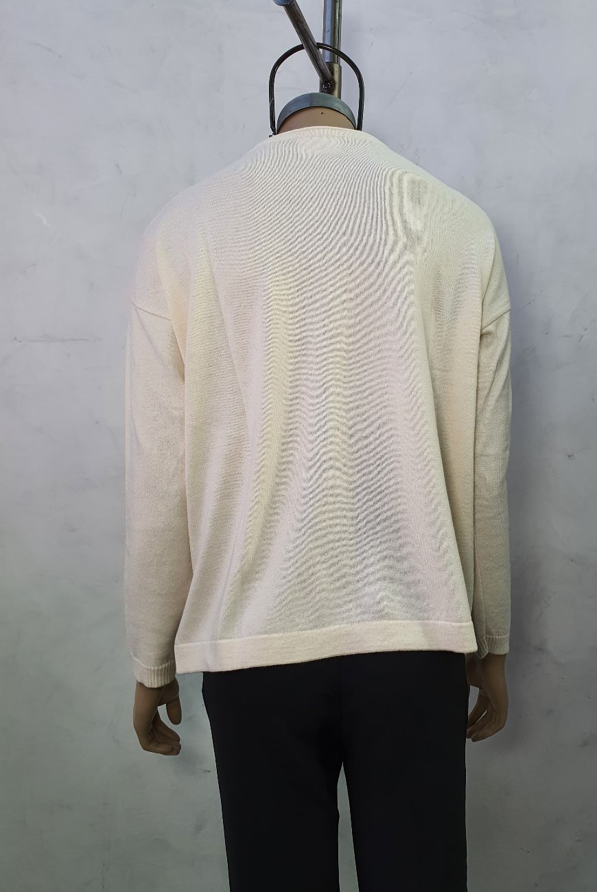 Sweater Rafaela Con Bolsillo Y Tacha