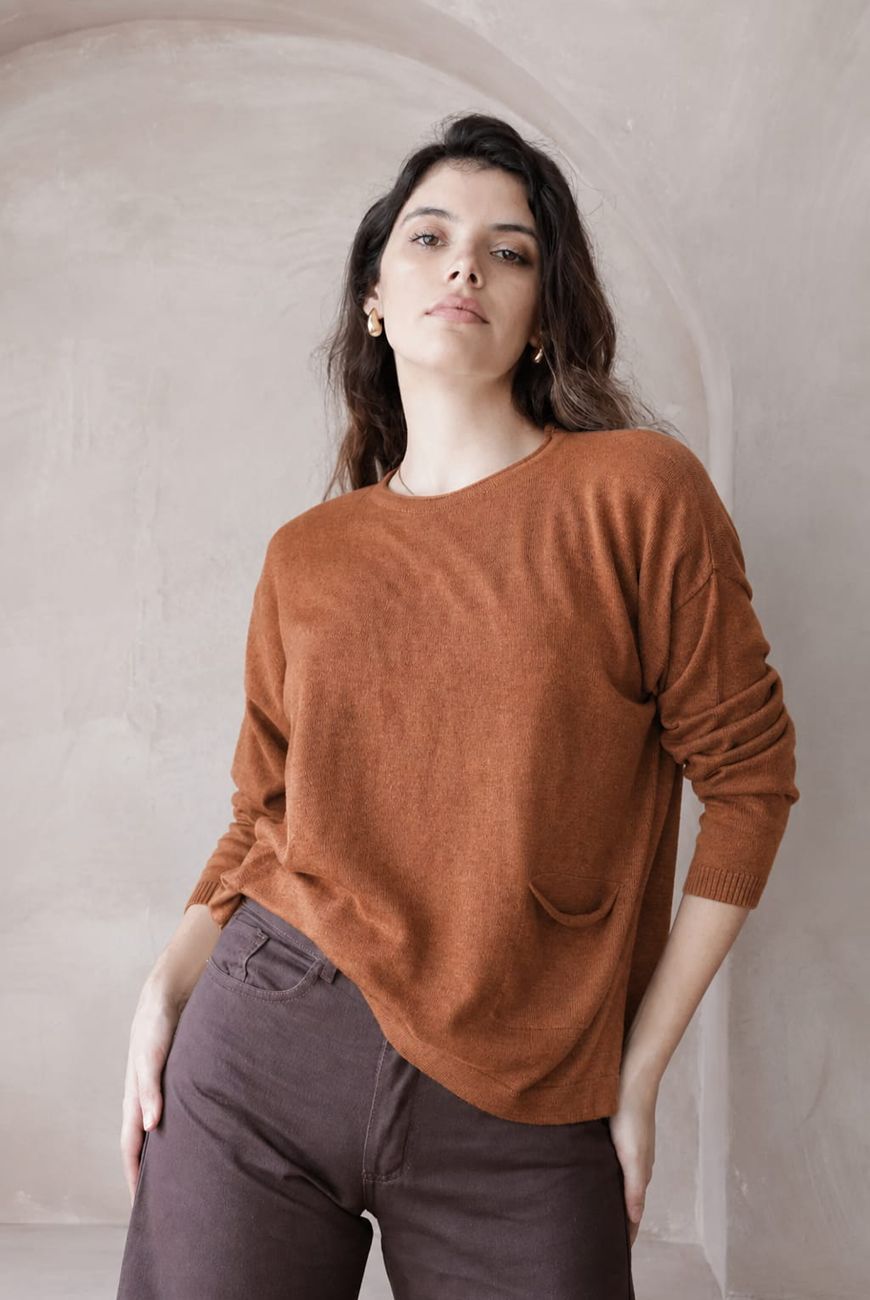 Sweater Loly Con Bolsillo