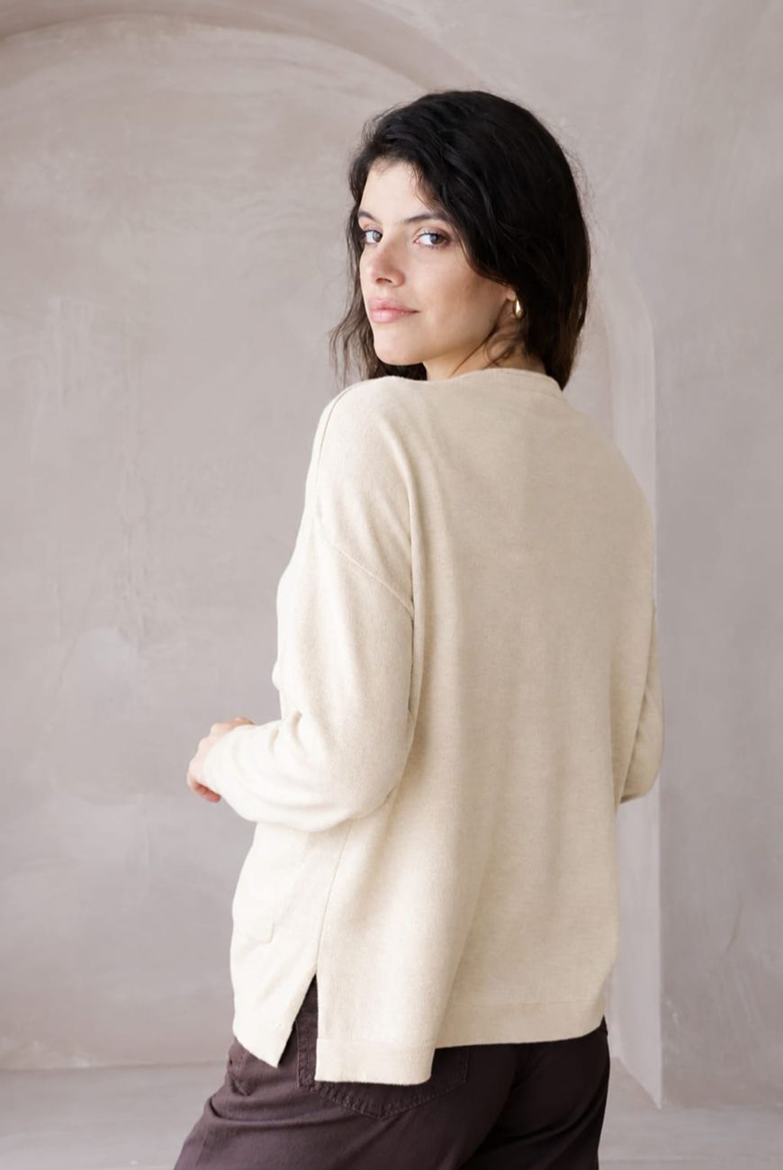Sweater Loly Con Bolsillo