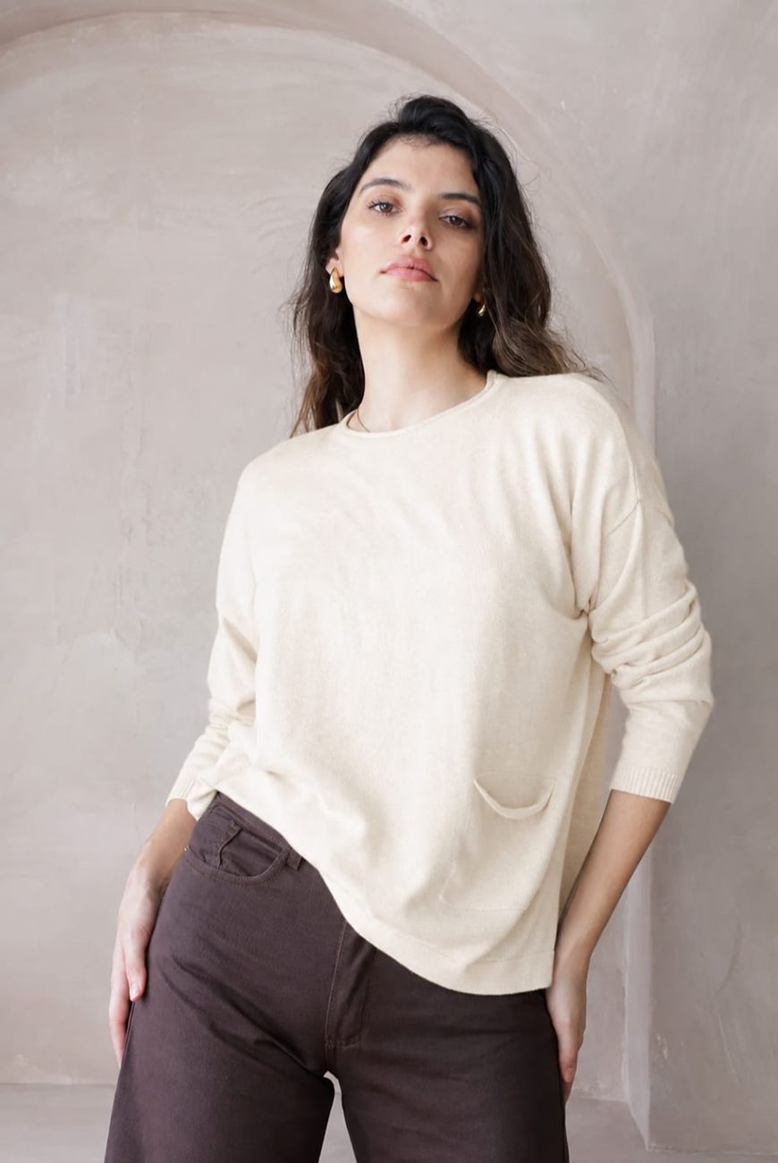 Sweater Loly Con Bolsillo