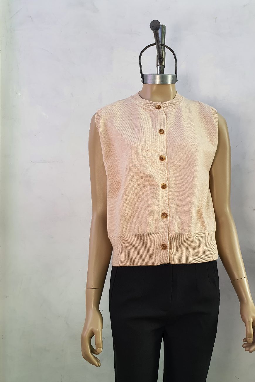 Chaleco Cuello Redondo Eugenia