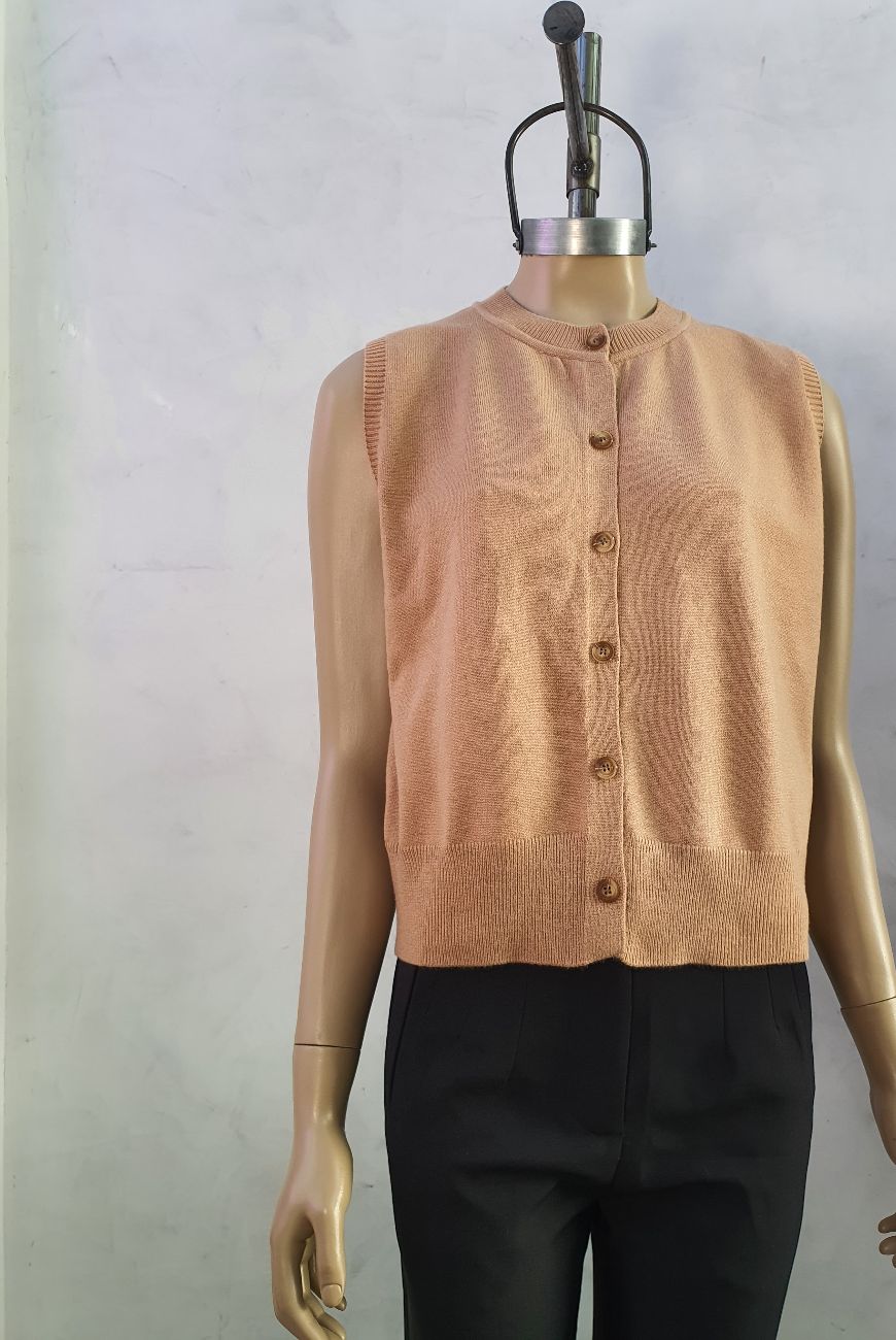 Chaleco Cuello Redondo Eugenia