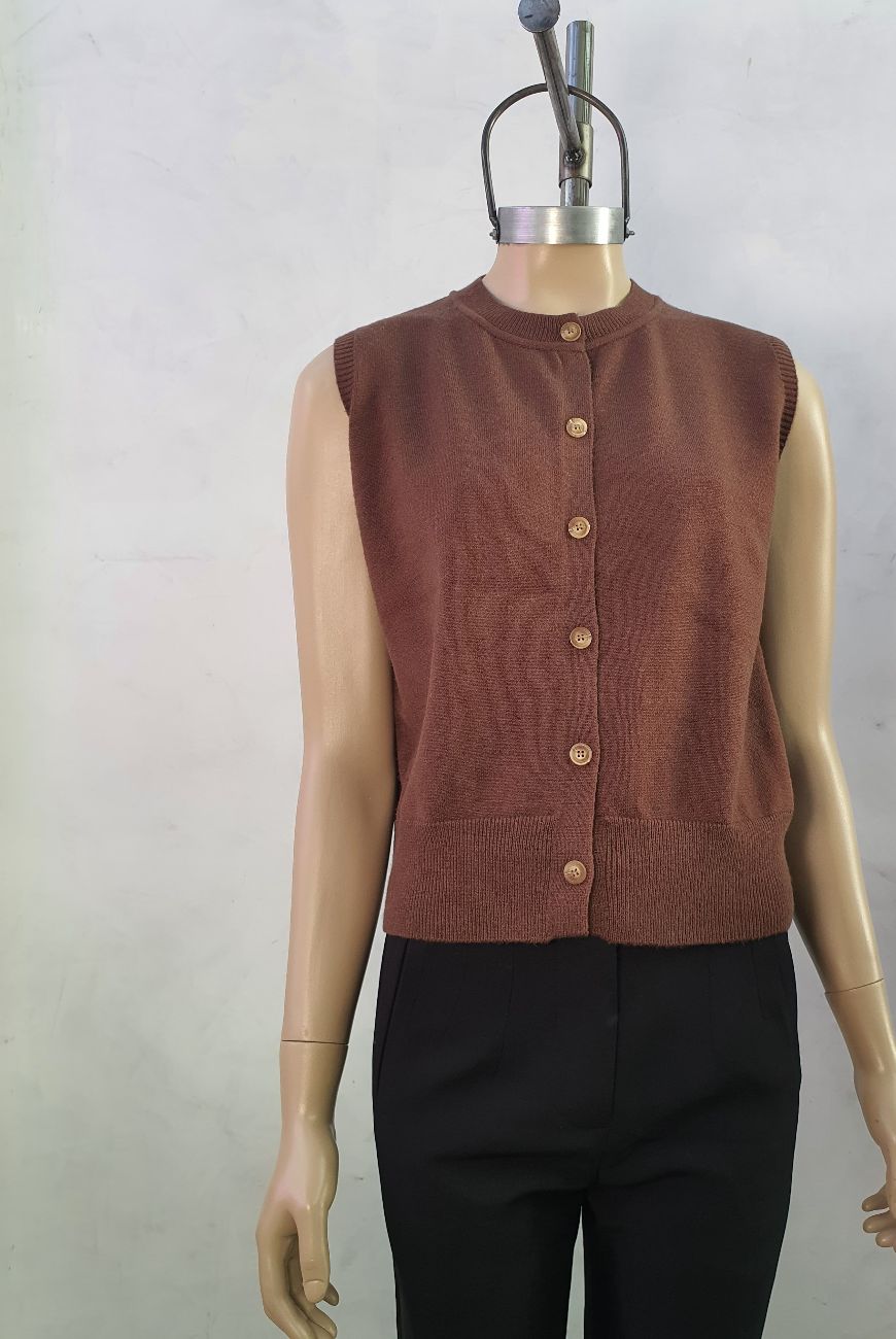 Chaleco Cuello Redondo Eugenia