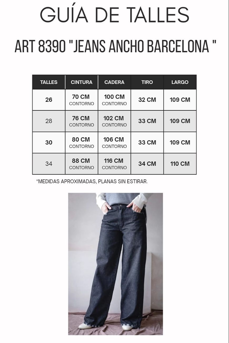 Jeans Recto Ancho Barcelona