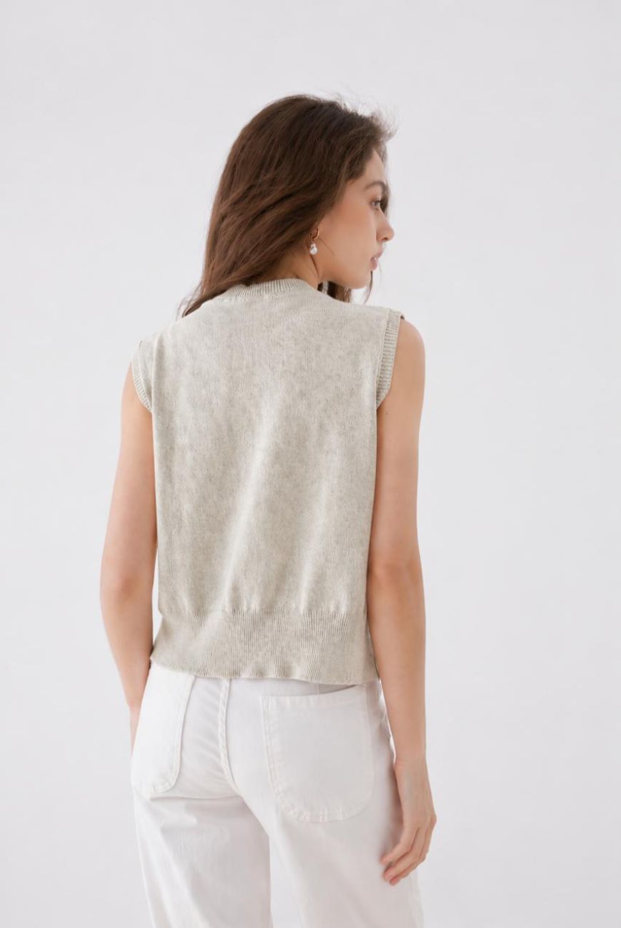 Chaleco Fabiana Con Botones