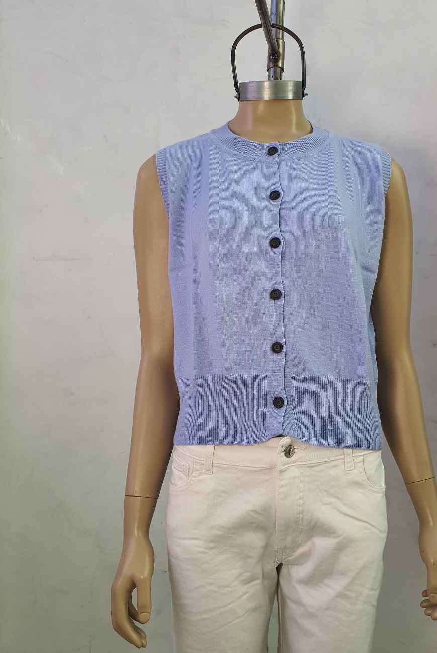 Chaleco Fabiana Con Botones