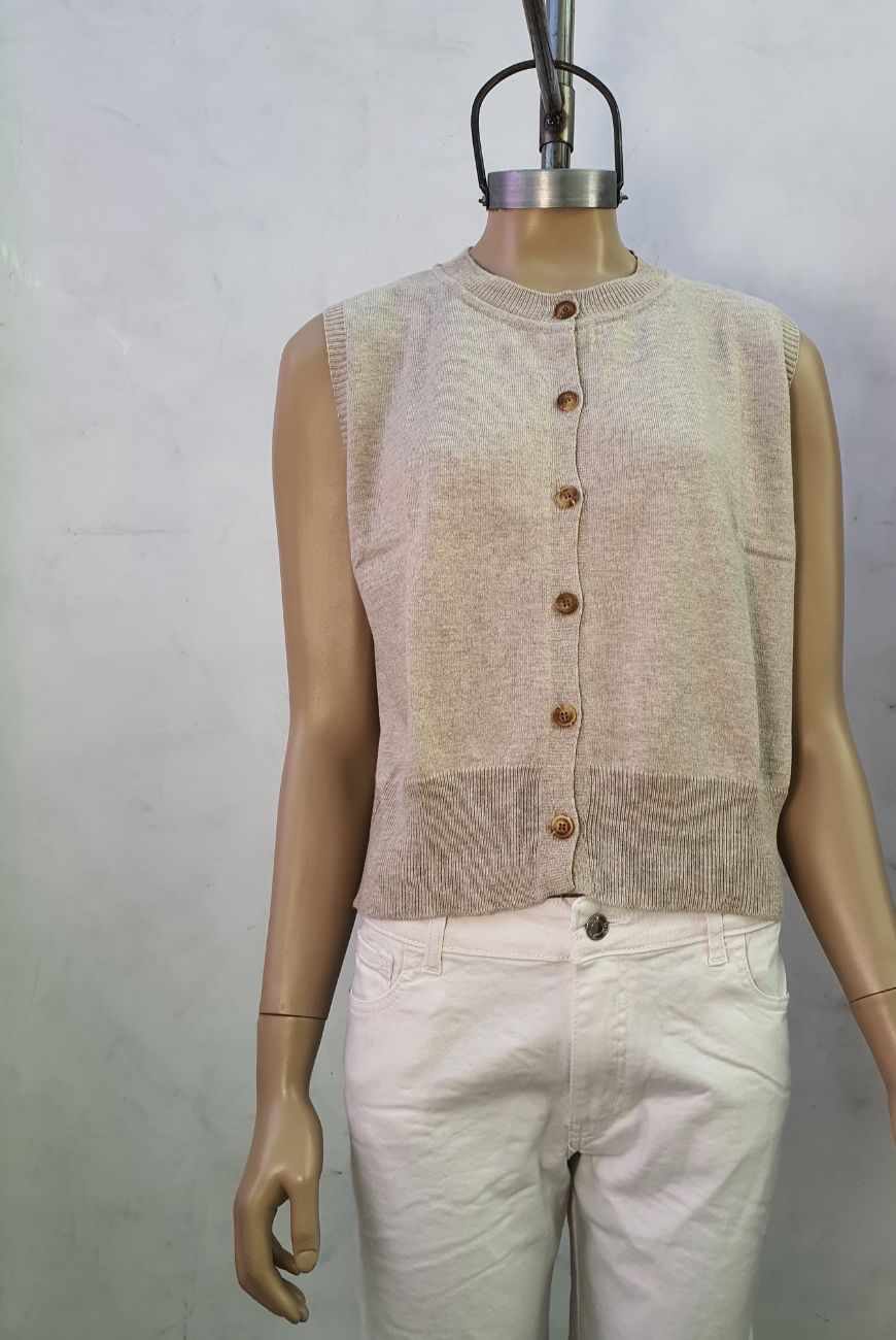 Chaleco Fabiana Con Botones